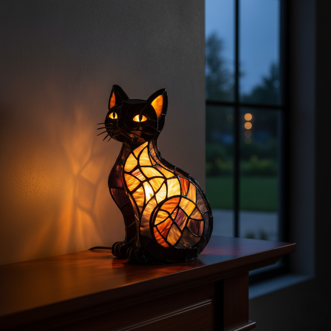 真夜中に輝く猫 – フィギュア