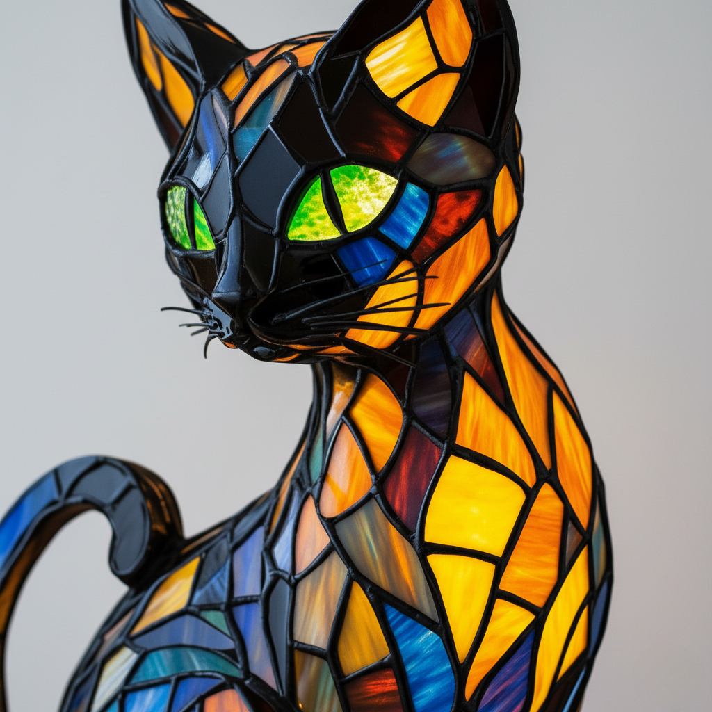 優雅な猫 – アートフィギュア
